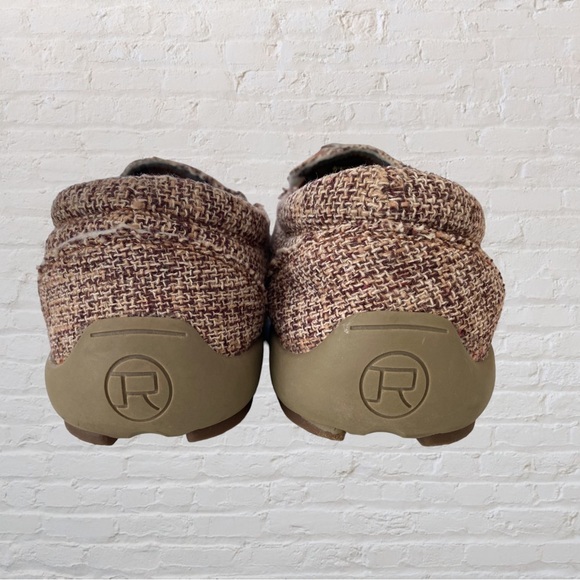 121. ROPER Loafers - Brown & White Tweed - Ladies Size US 6.5 - Picture 3 of 5